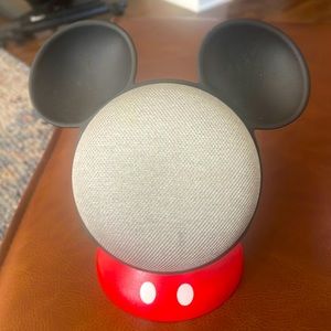 Google Home with Otterbox Mickey Mouse stand